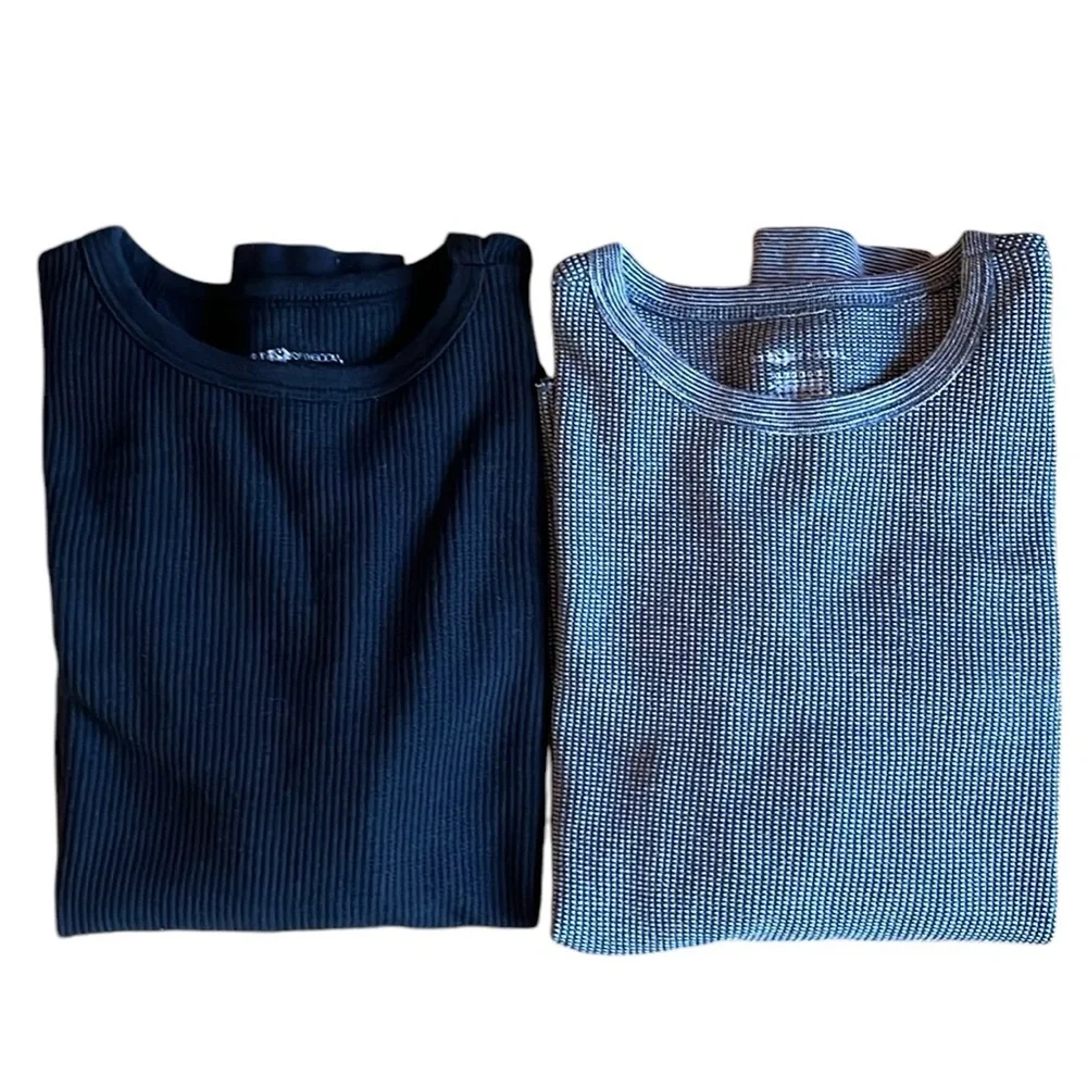 Fruit of the Loom | Set of 2 Kids Thermal Pajama Shirts sz XL (14/16)
